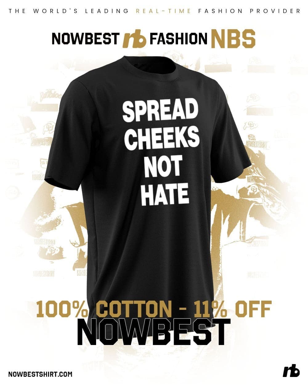 Spread cheeks not hate  shirt - thumbnail 5