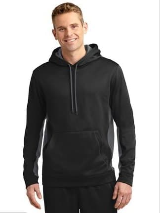 ST235P Sport-Tek® Sport-Wick® Fleece Colorblock Hoodie