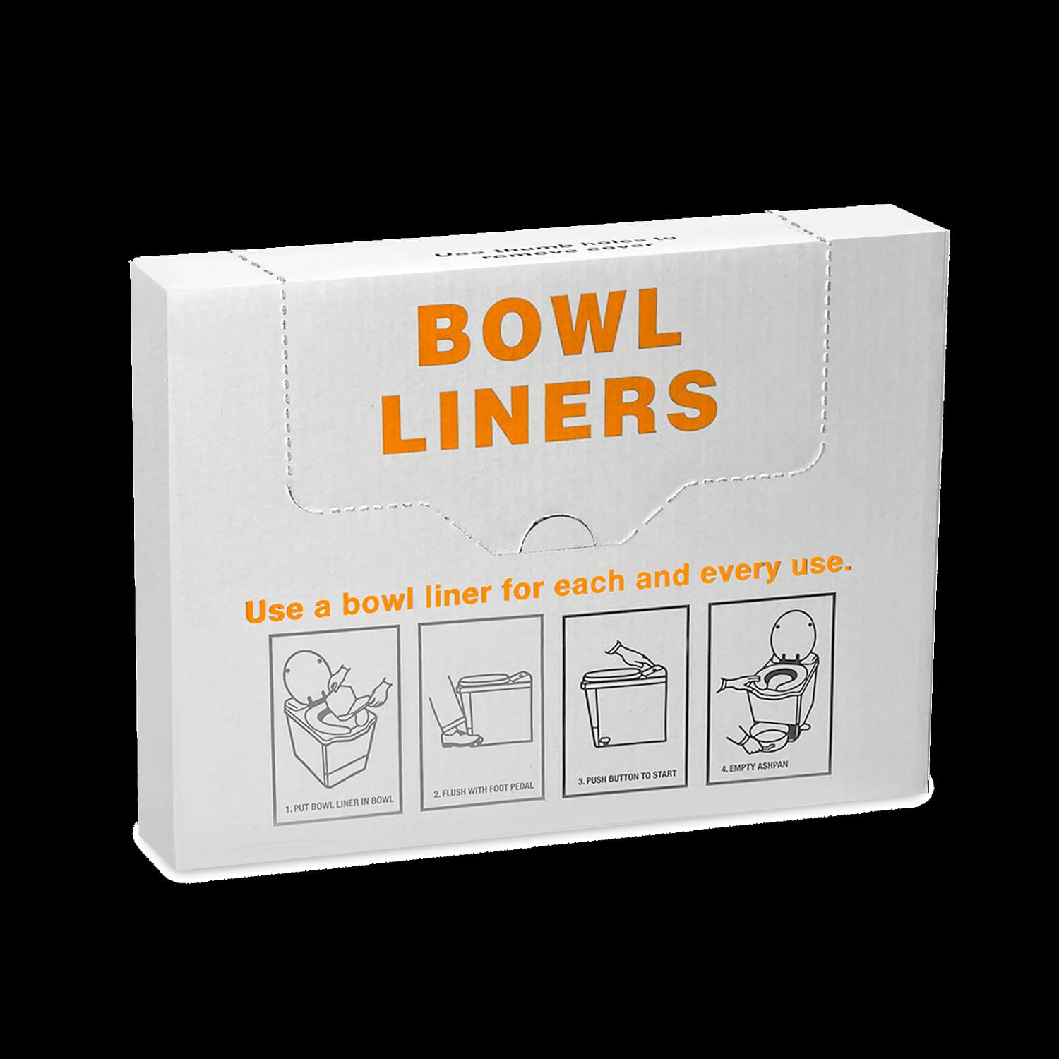 Bowl Liners, Pre-folded, box of 400