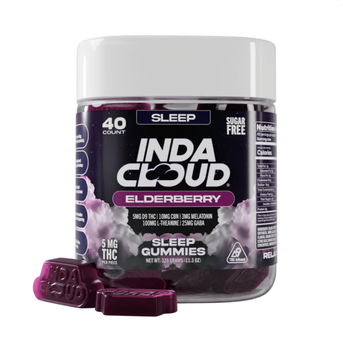 Bliss Sleep THC Gummies Jar
