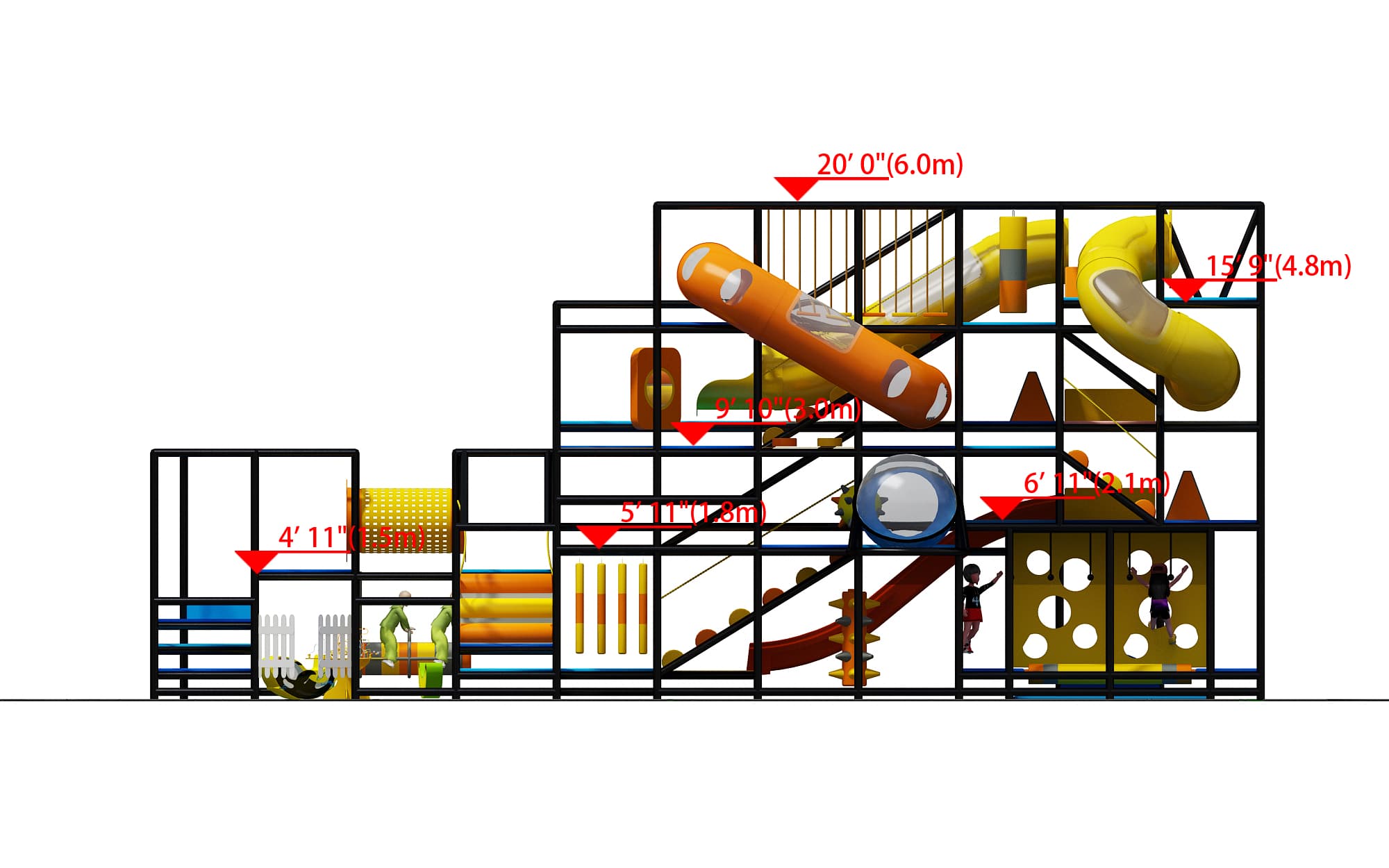 4 Level SkyQuest Adventure Playground - thumbnail 6