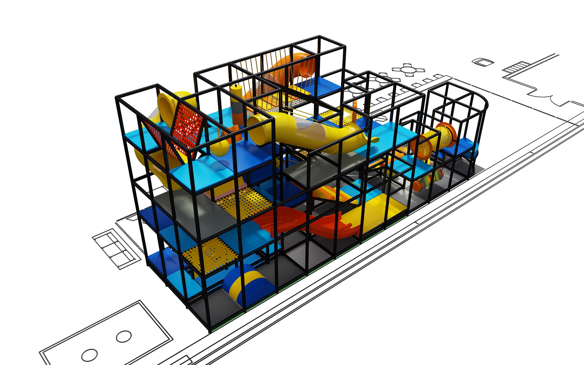 4 Level SkyQuest Adventure Playground - thumbnail 2
