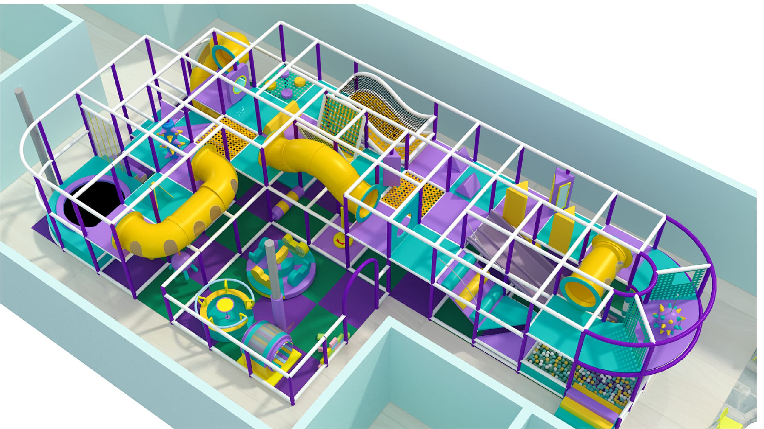 2 Level Color Splash Adventure Playground - thumbnail 2