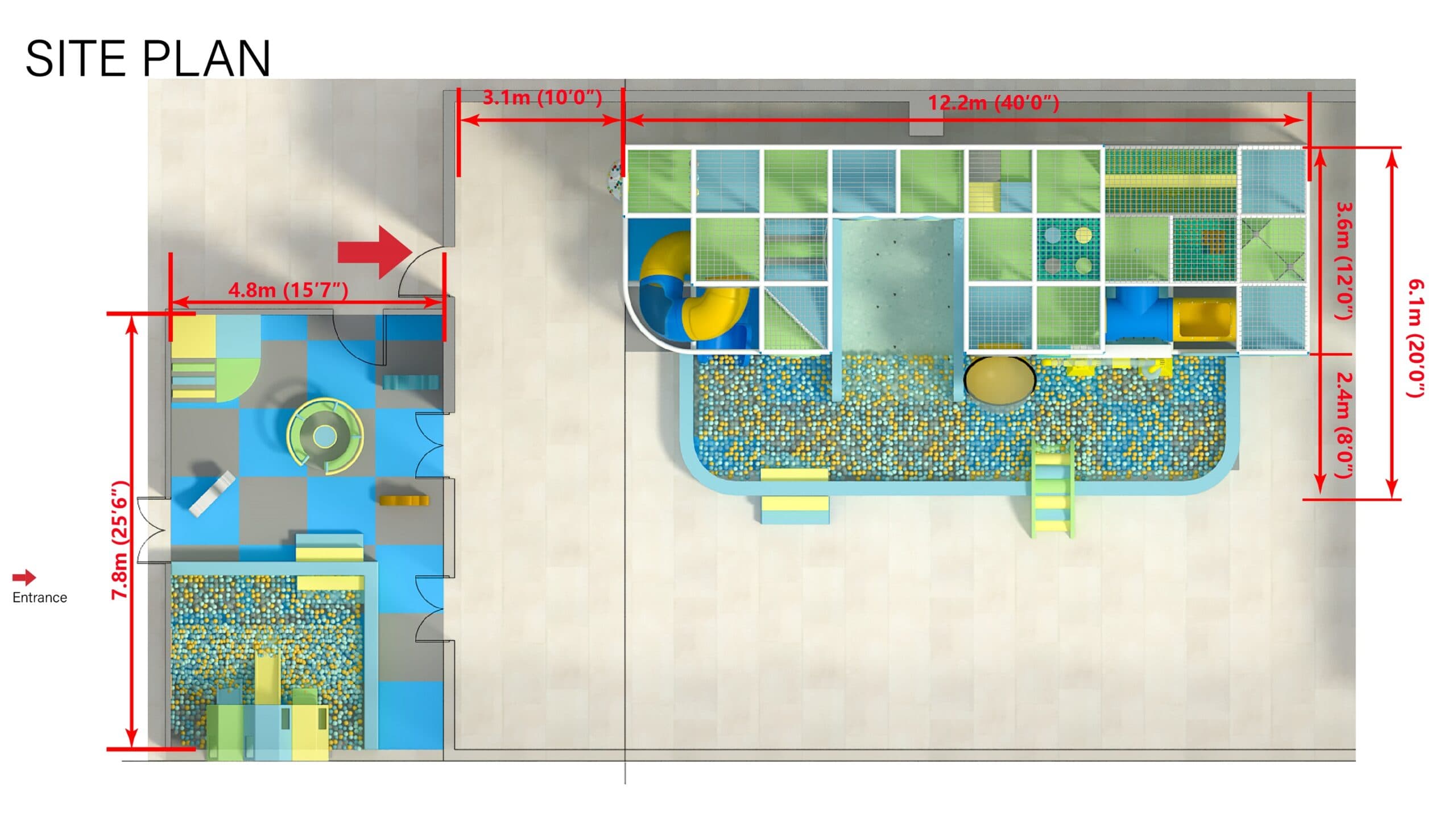 2 Level Aqua Adventure Playground - thumbnail 7
