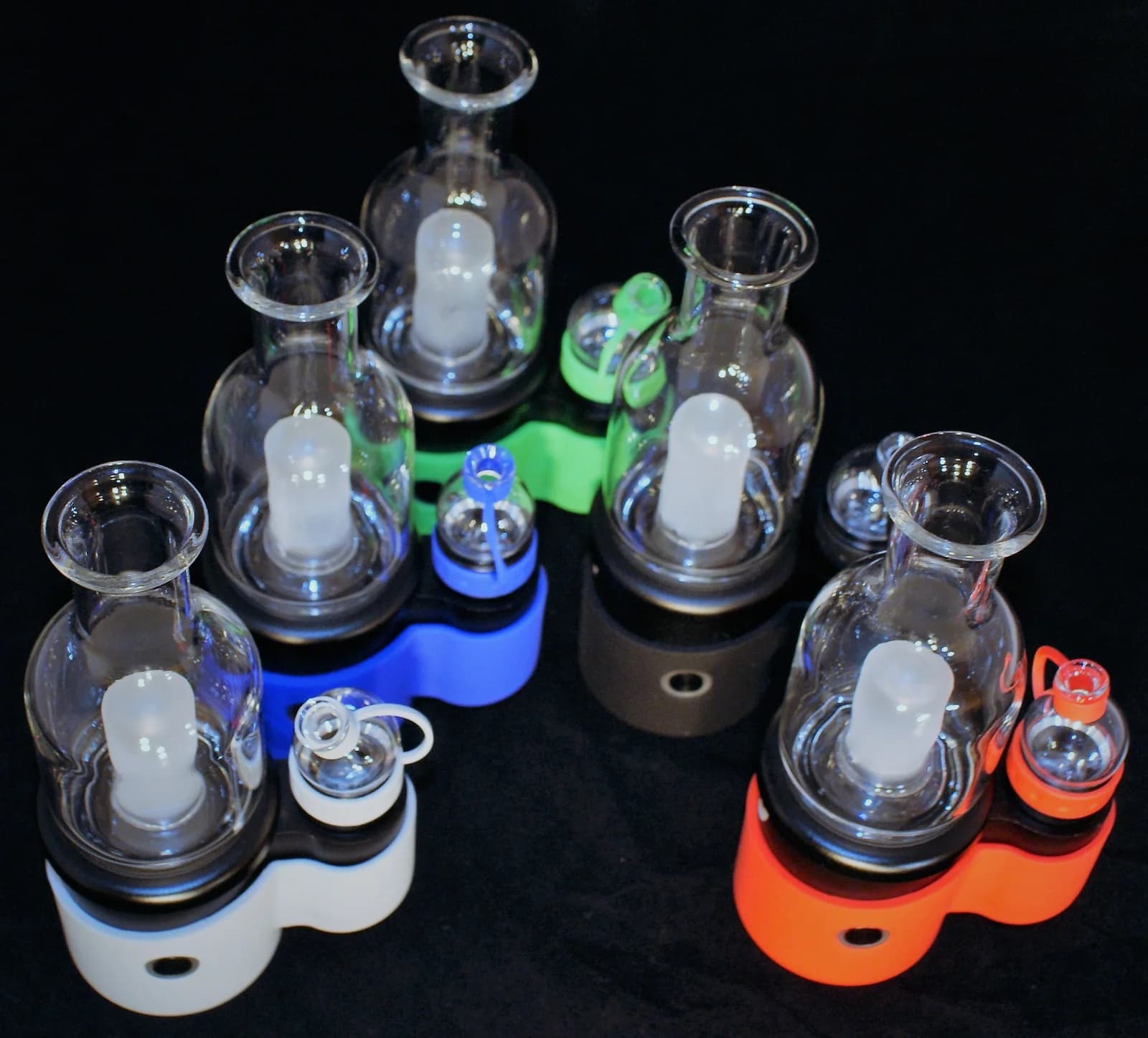 Colorful Replacement Silicone Bases and Tethers for the Core Erig