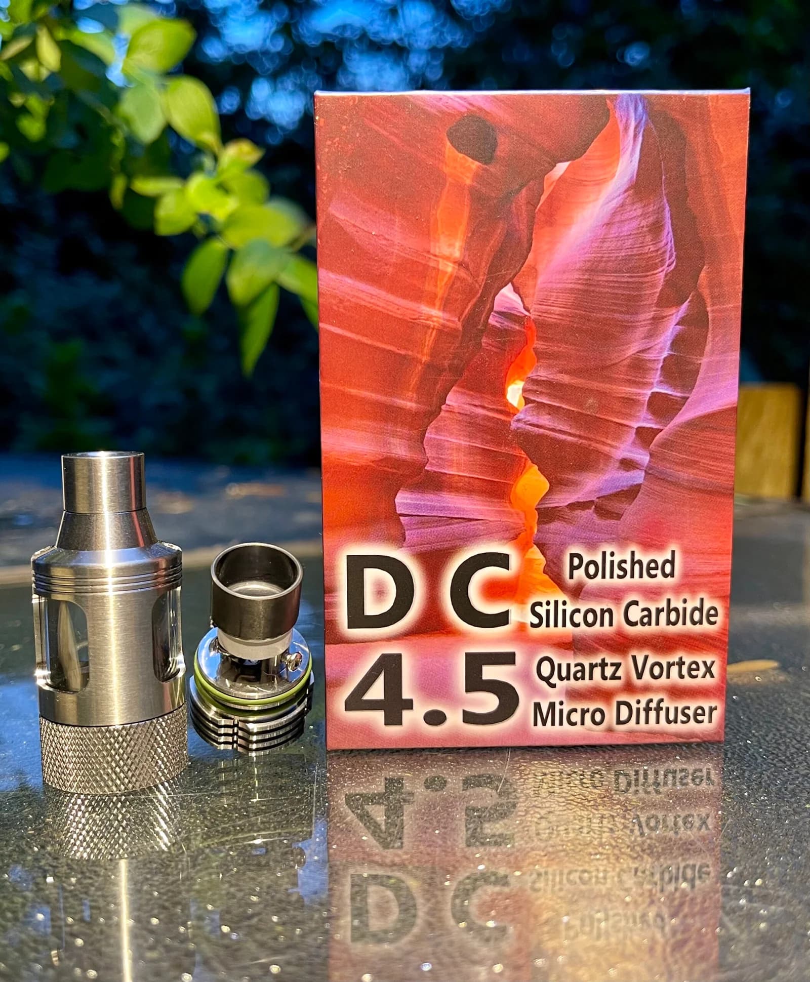 Divine Crossing v4.5 Polished Silicon Carbide Cup Rebuildable Concentrate Heater