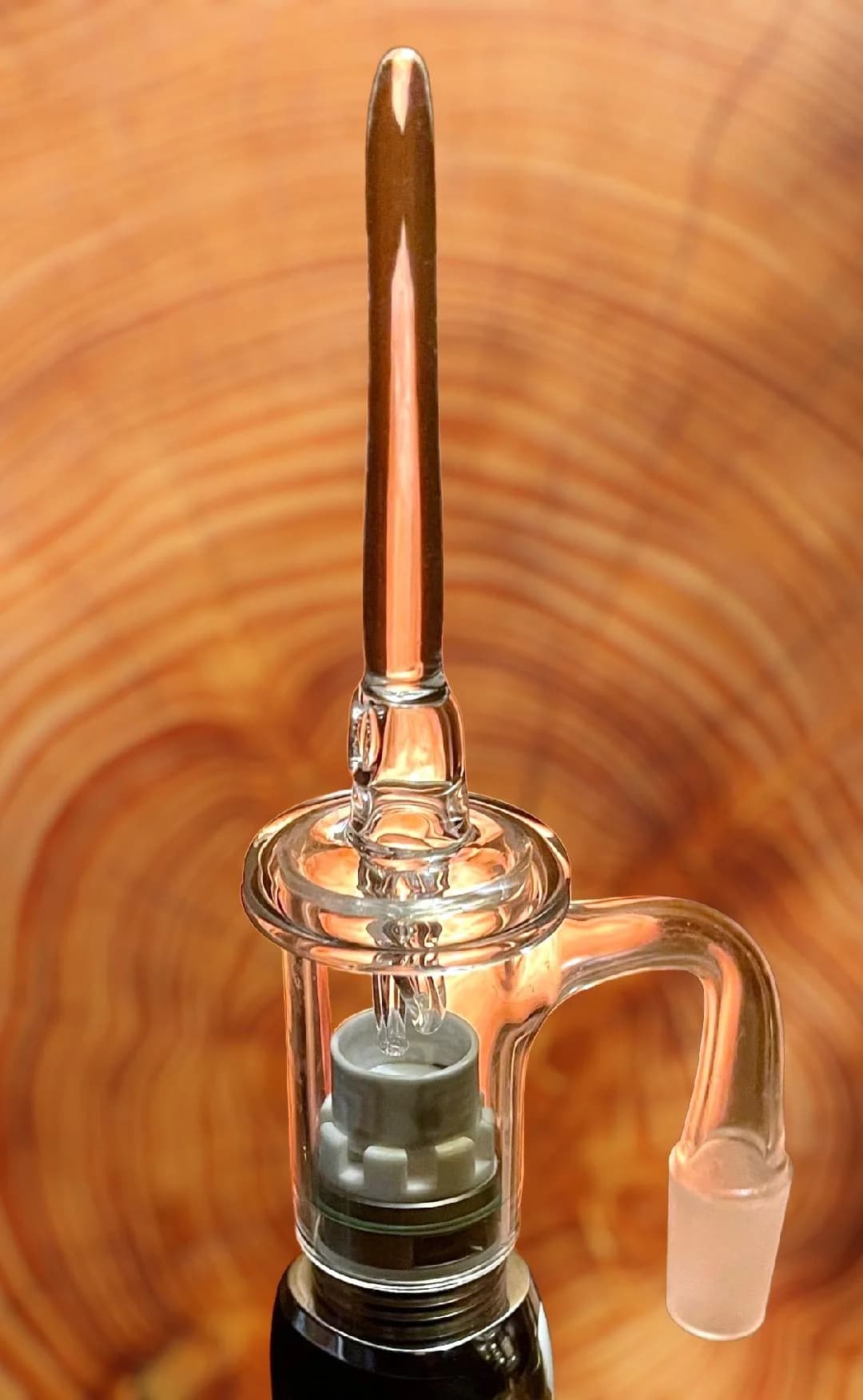 Glass Rig with Banger and Bubble Carb Cap - thumbnail 2