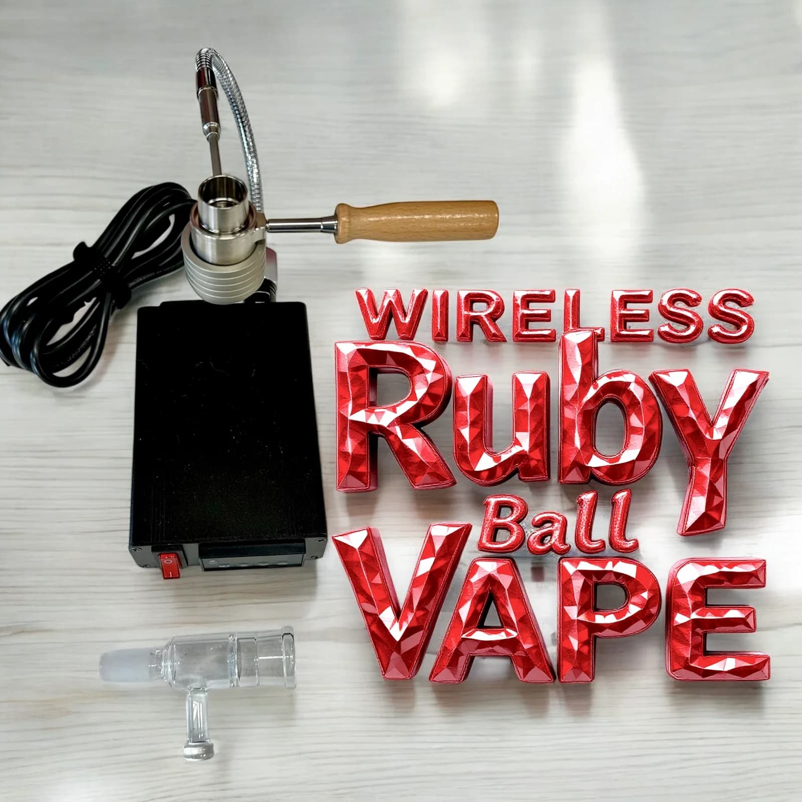 Wireless Ruby Hybrid Ball Vape Simple Kit – Choose your Bowl