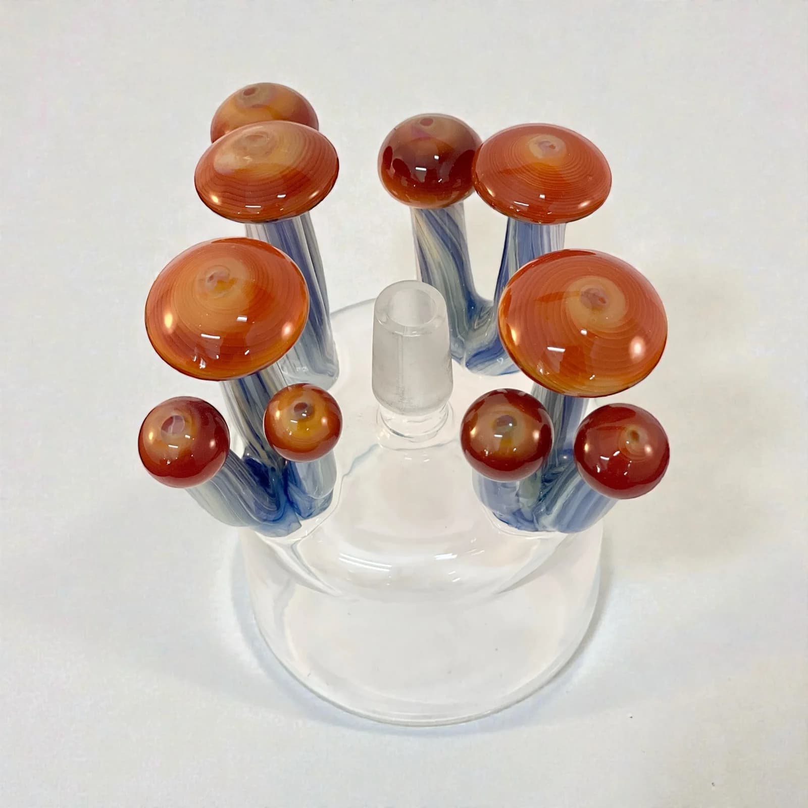 Hand-Blown Mushroom Glass Top for Nice Dreamz Fogger | Mr. Gray Glass × Space Case Glass - thumbnail 6