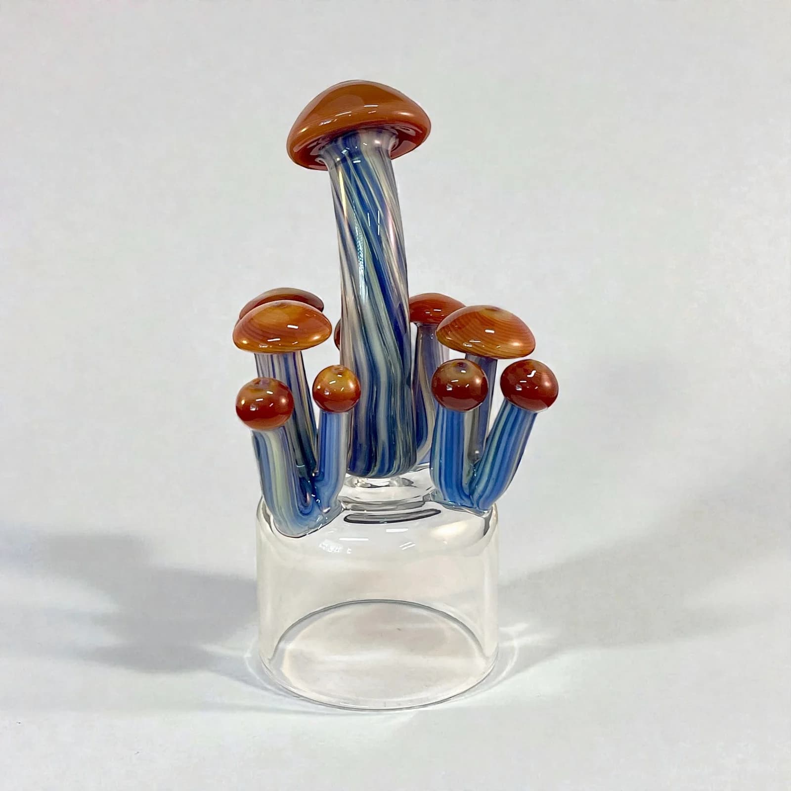 Hand-Blown Mushroom Glass Top for Nice Dreamz Fogger | Mr. Gray Glass × Space Case Glass - thumbnail 2