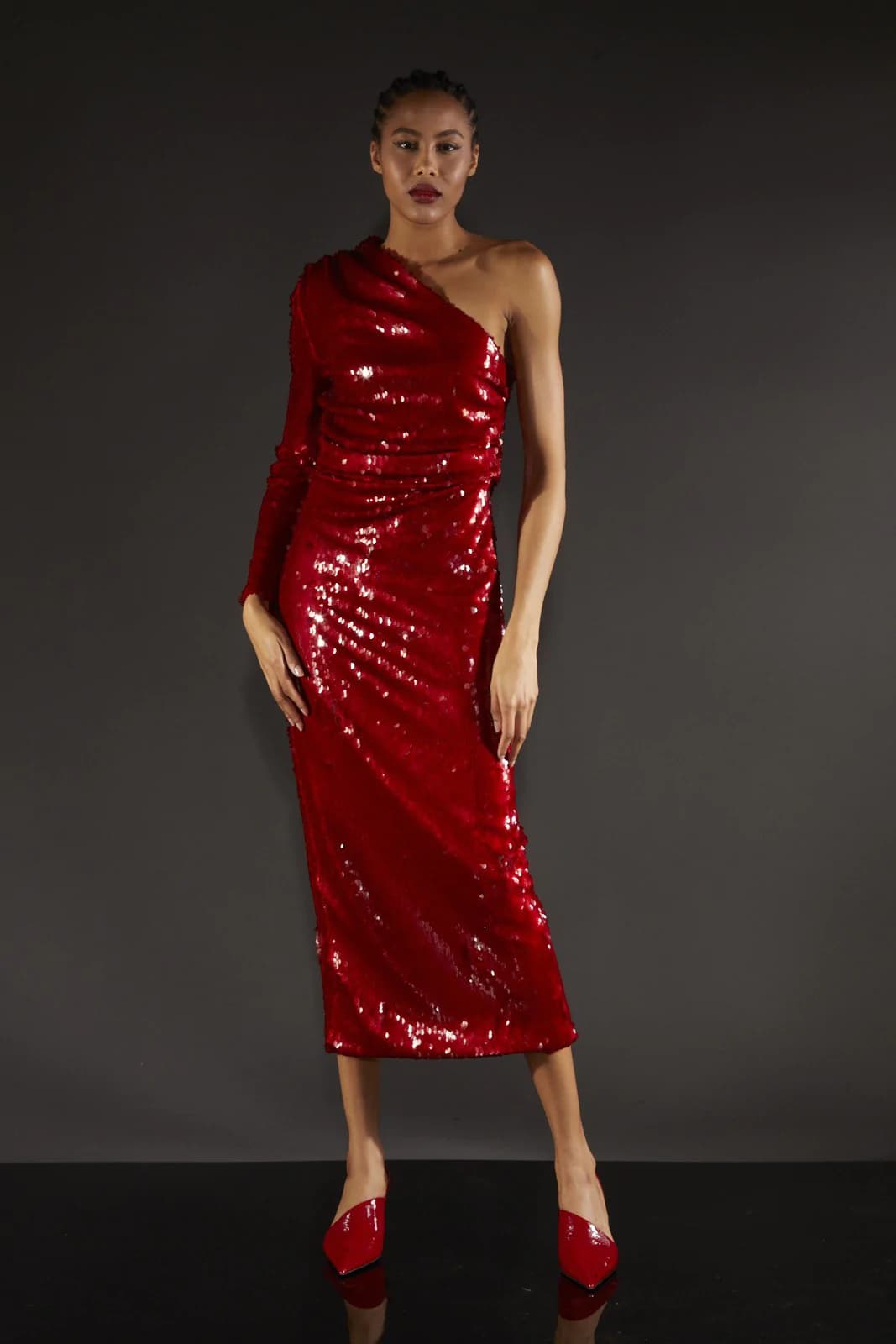 IRFE Red Paillettes <p>Evening Dress