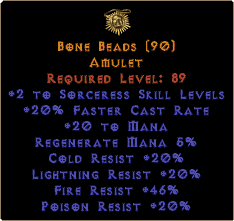 Amulet: Bone Beads - thumbnail 2