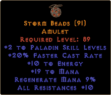 Amulet: Storm Beads - thumbnail 2