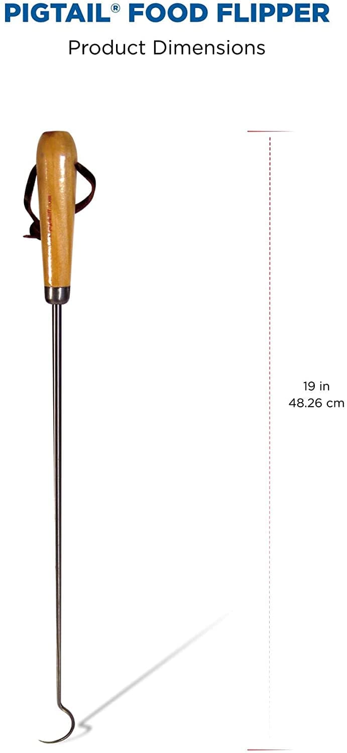 PigTail® Food Flipper 19″ – Hardwood Handle - thumbnail 2