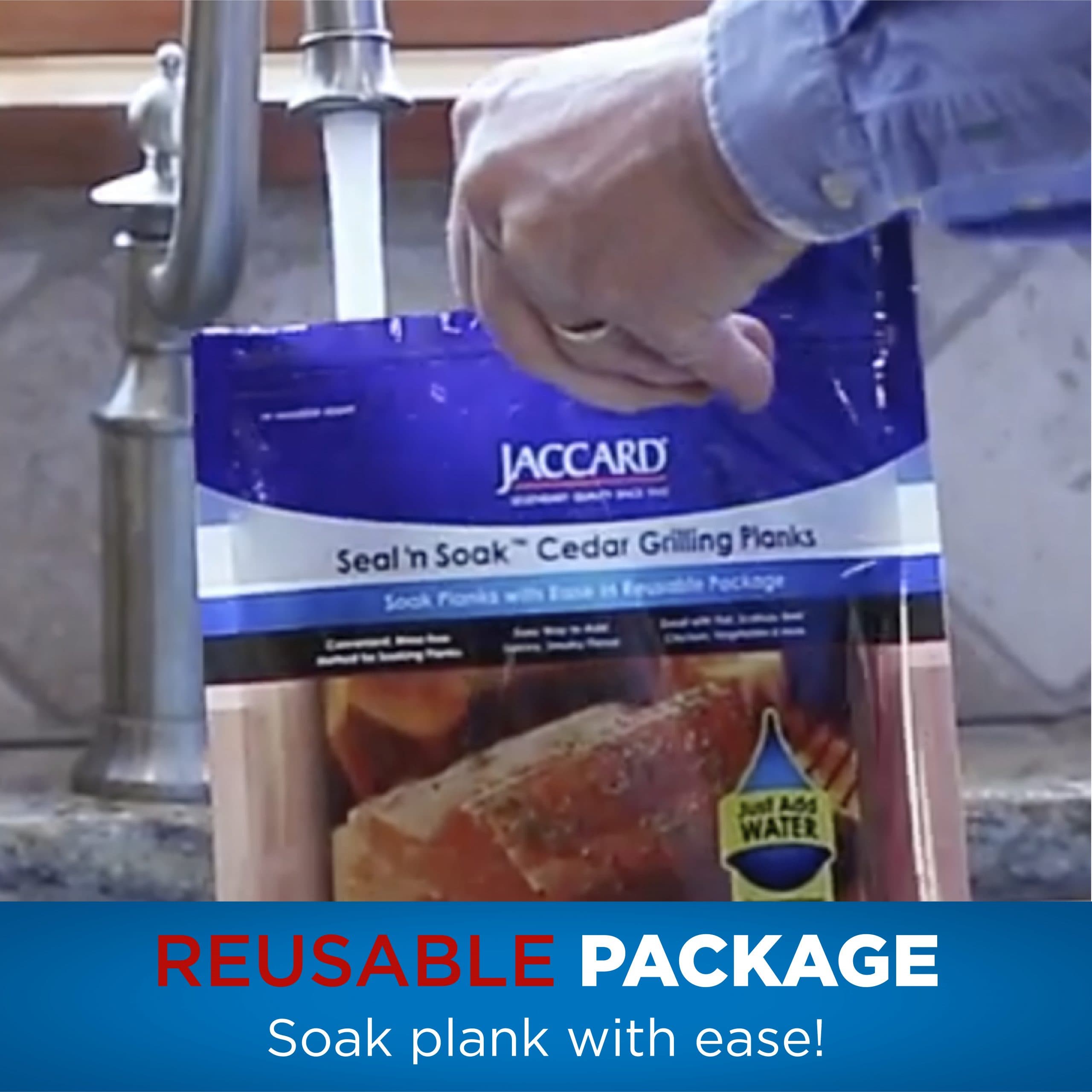 Seal N’ Soak™ Cedar Grilling Planks  (2 planks per pkg) - thumbnail 3