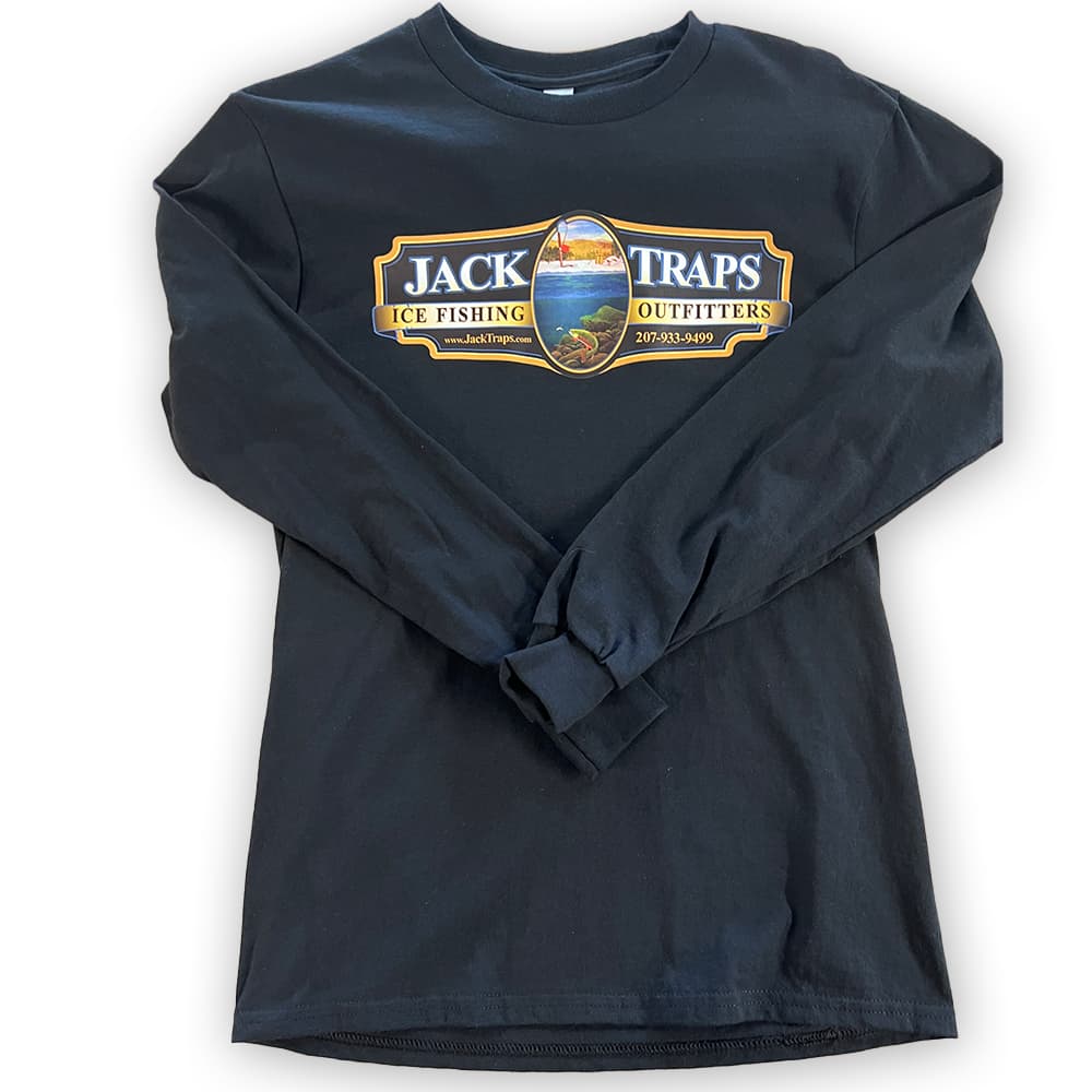 Jack Traps Long Sleeve Shirt – Black