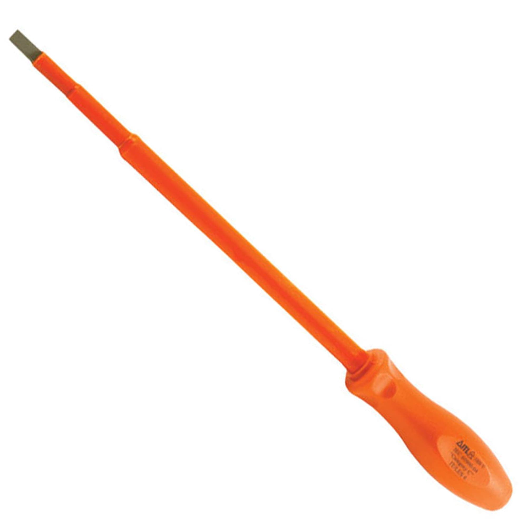 Insulated Slotted Narrow Electrician Screwdriver 3″ Shaft, 3/16″ x 3/64″