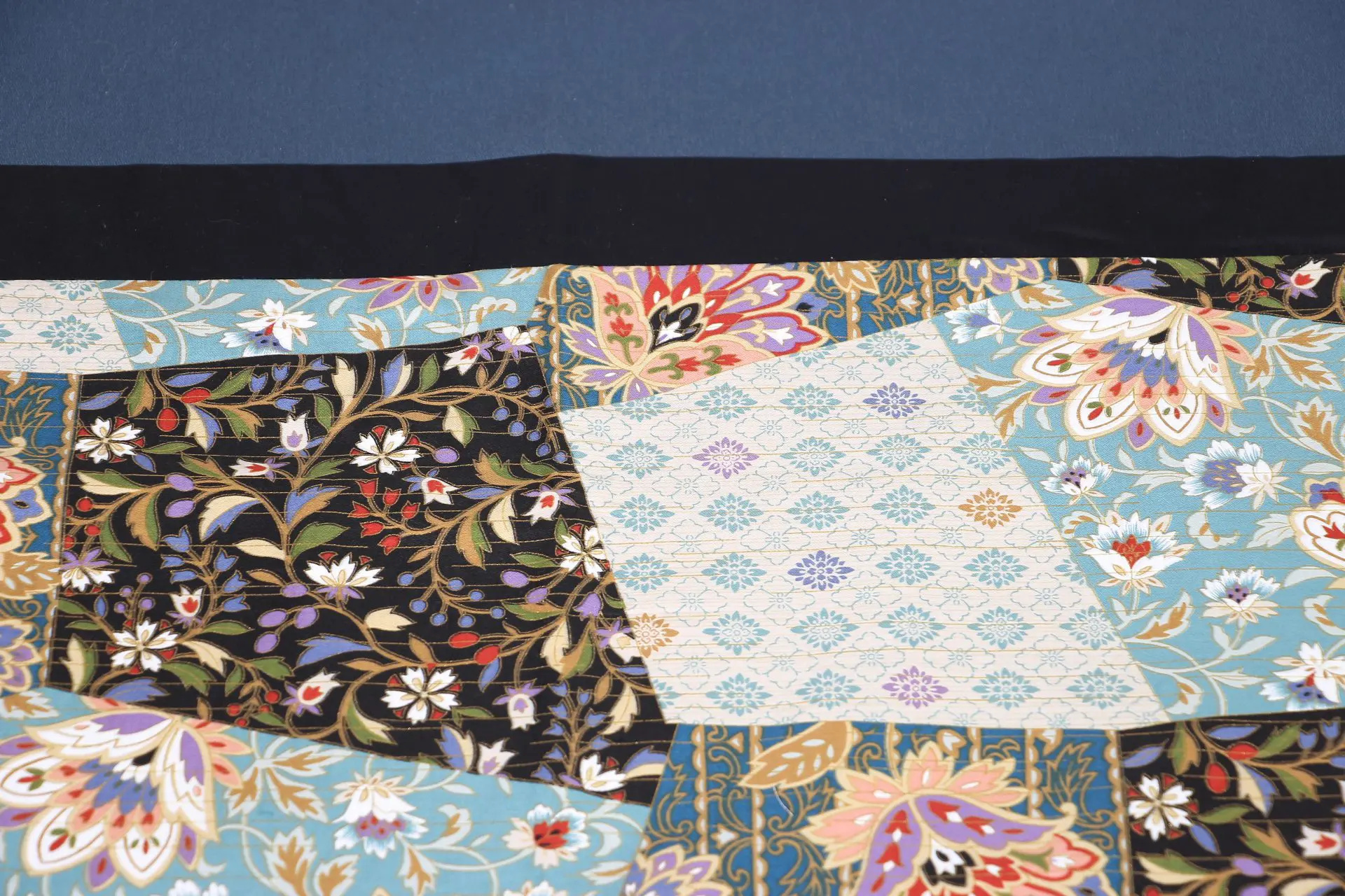 Blue Patches Duvet and Pillow Covers Set: Size Single - thumbnail 3