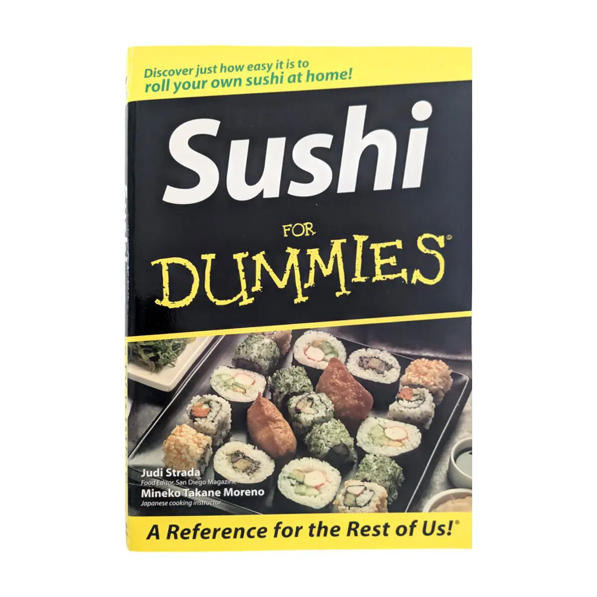 Sushi For Dummies Book, Beginner Sushi Guide, Sushi Making Cookbook, Japanese Cooking Book, Easy Sushi Recipes, Sushi Lover Gift