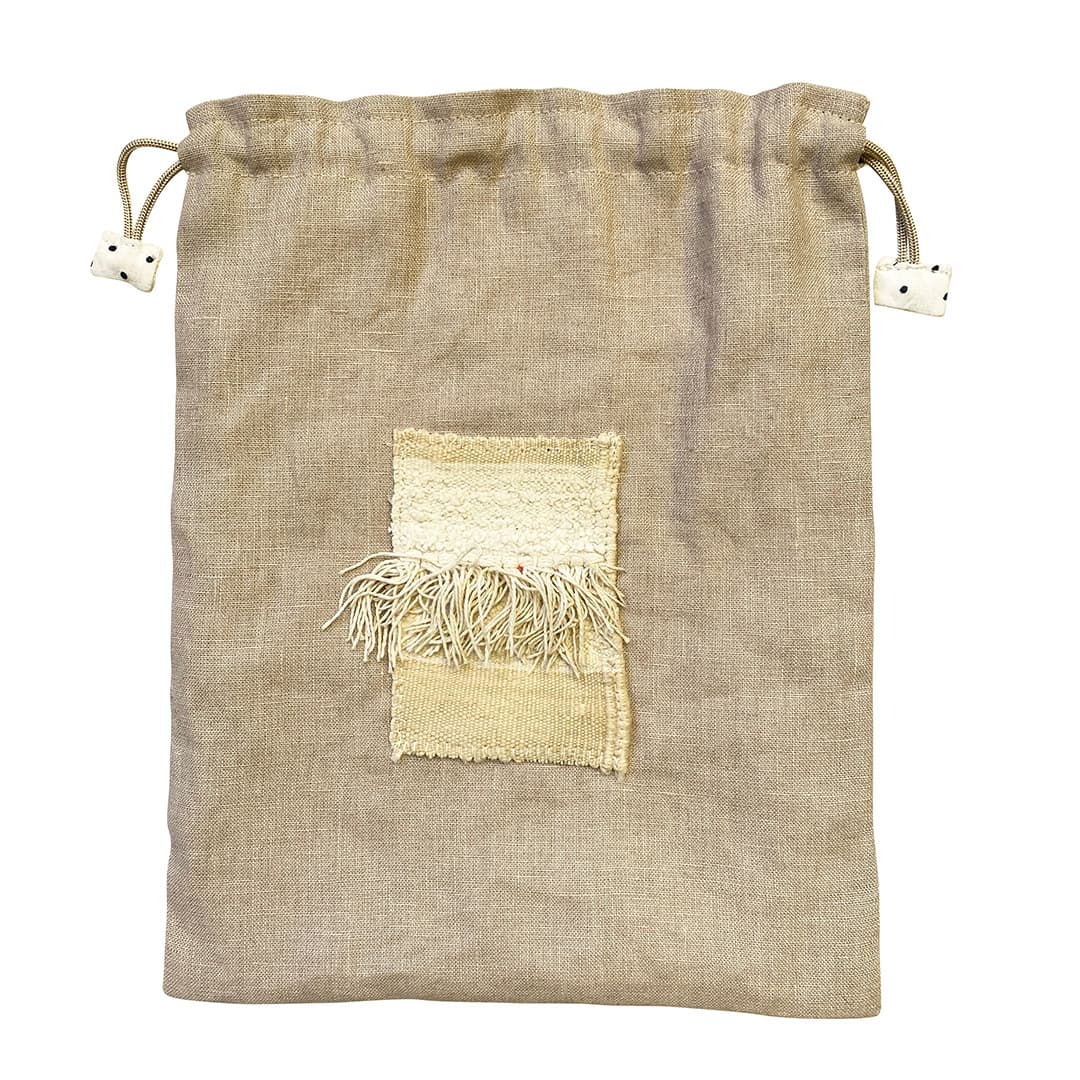 Extra Large Pouch With Handira Fragment