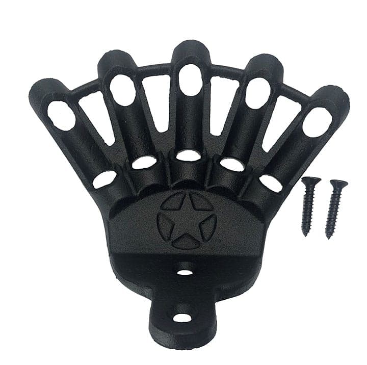 Vintage Cast Iron Five-Finger Flag Holder