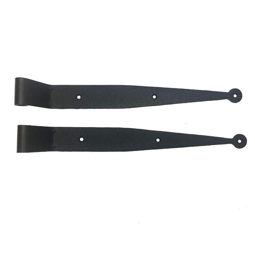 17 Inch Strap Hinge Pair W/O Pintles – 1.5″ Offset