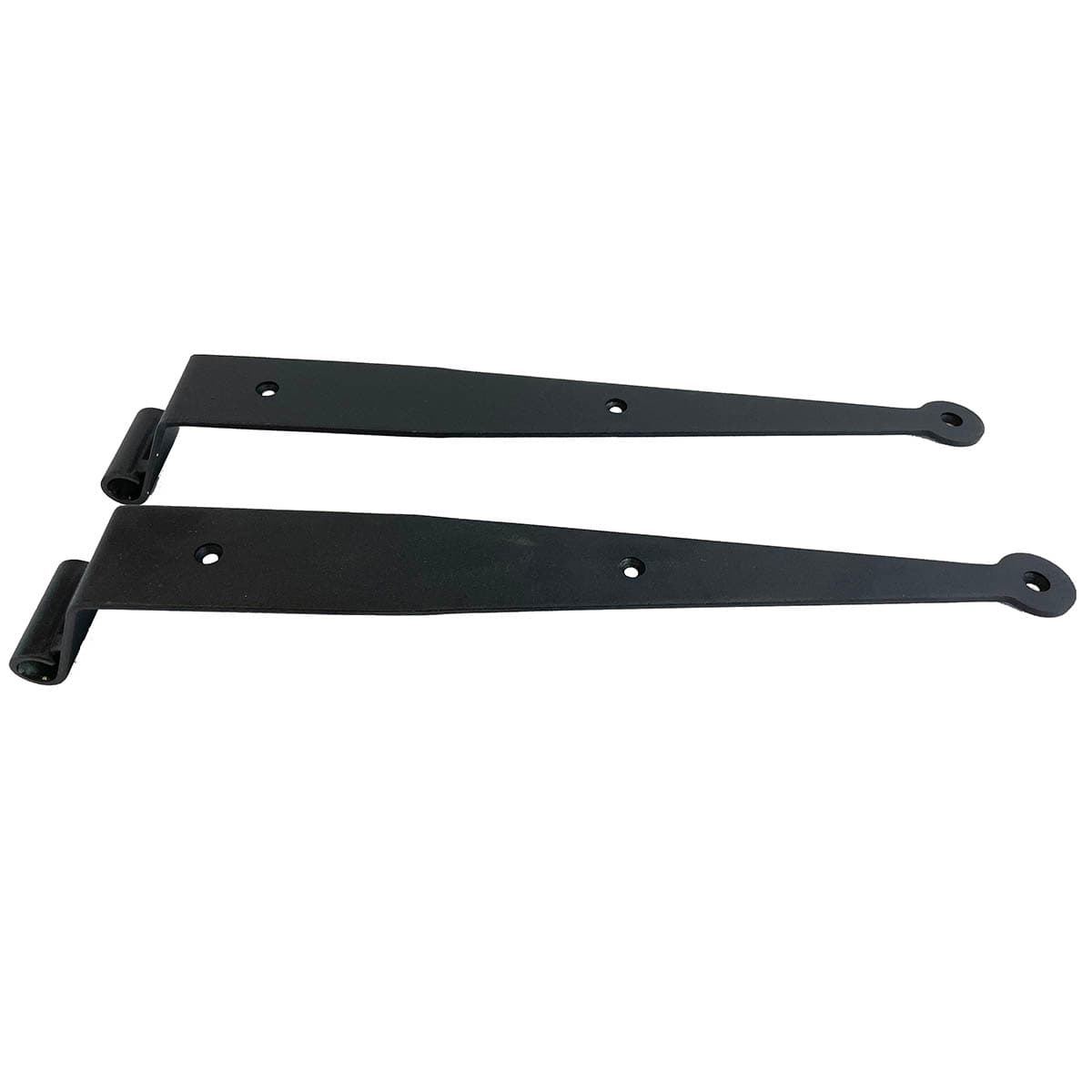 Show-Me 12 Inch Strap Hinge Pair W/O Pintles – Minimal Offset