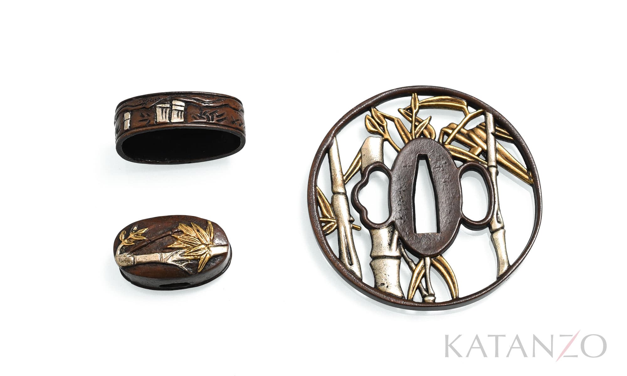 Katana Fittings Set “Senotakai Take” - thumbnail 2
