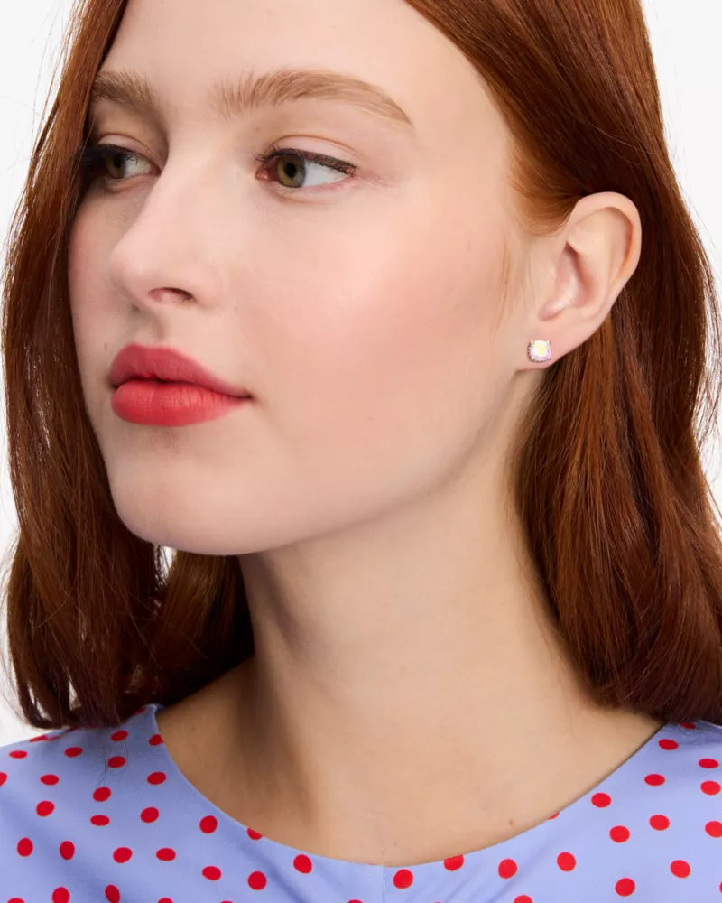 Little Luxuries 6mm Square Studs - thumbnail 3