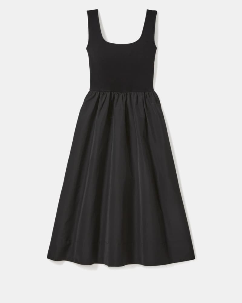 Mixed Media Midi Dress