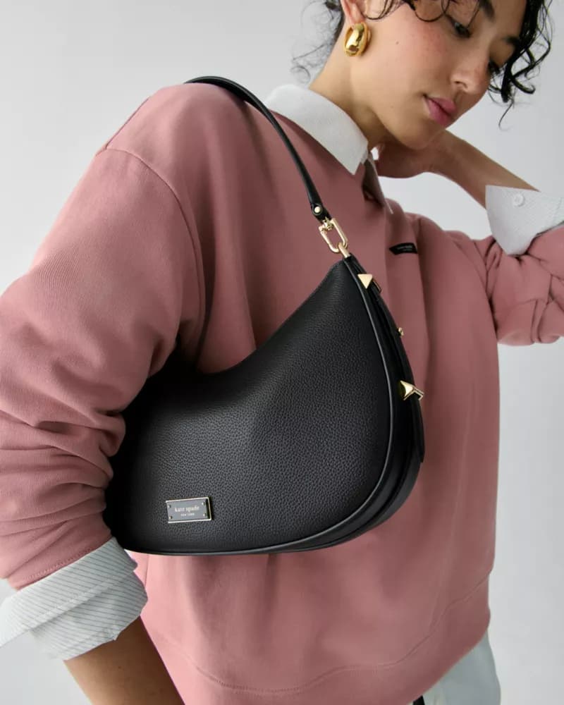 Liv Suede Convertible Shoulder Bag - thumbnail 2