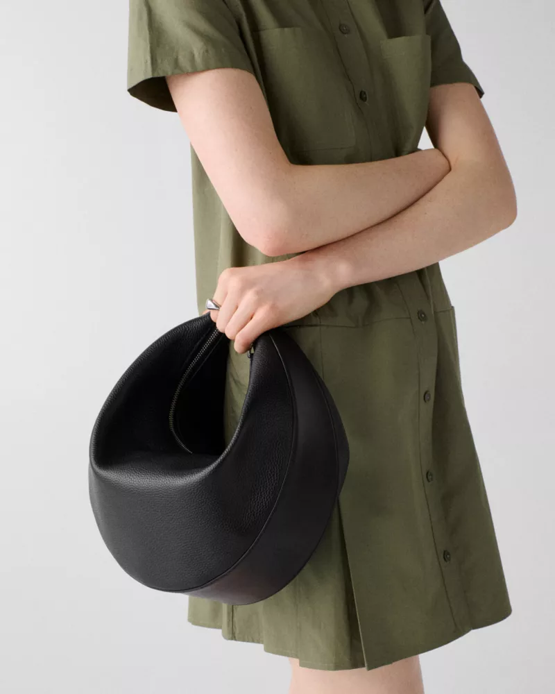 Duo Wavy Suede Large Crossbody Bag - thumbnail 4