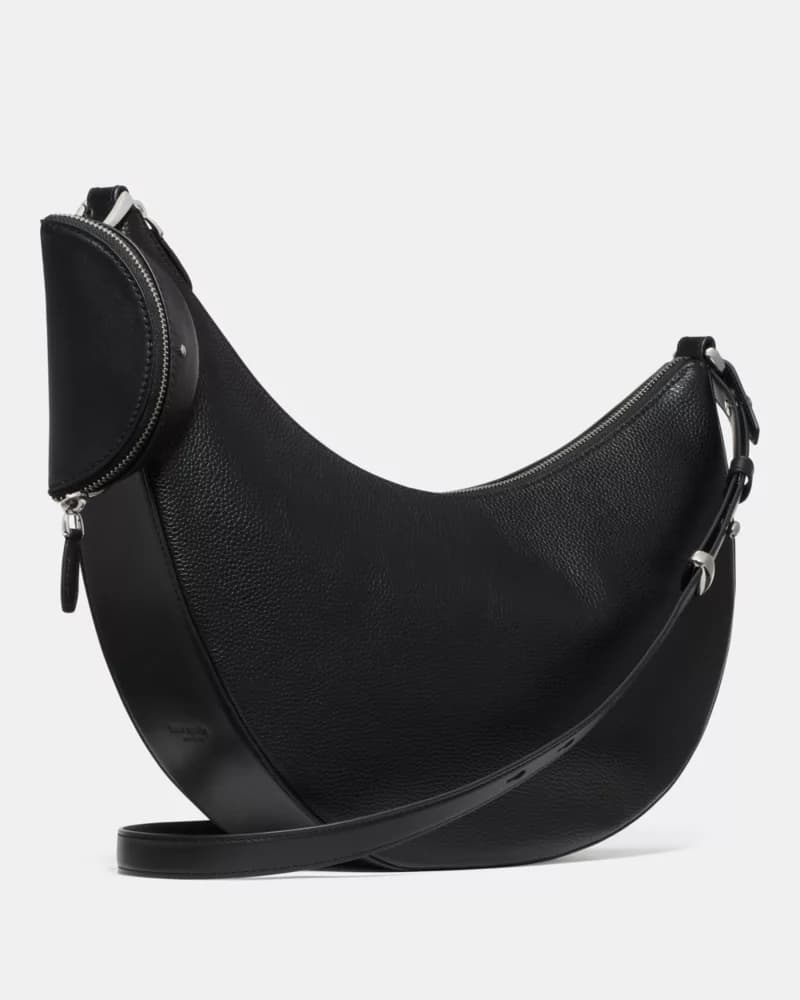 Duo Wavy Suede Large Crossbody Bag - thumbnail 5