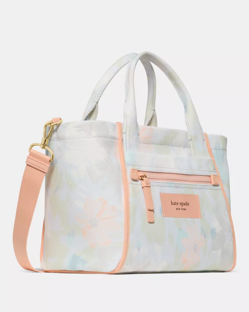 Dash Vibrant Buds Canvas Tote Bag - thumbnail 3
