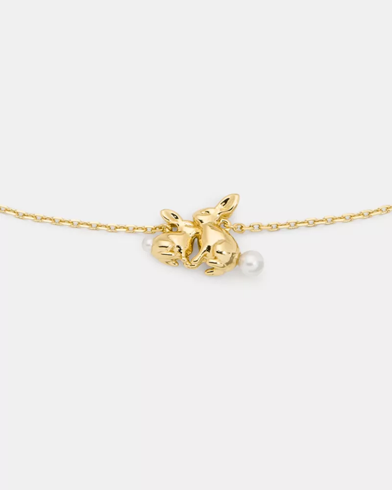 Love You, Mom Bunny Bracelet - thumbnail 3