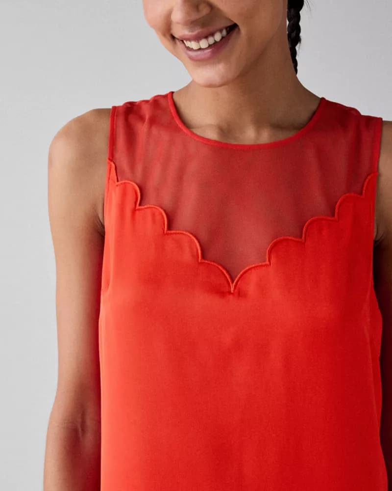 Scallop Shift Dress - thumbnail 3