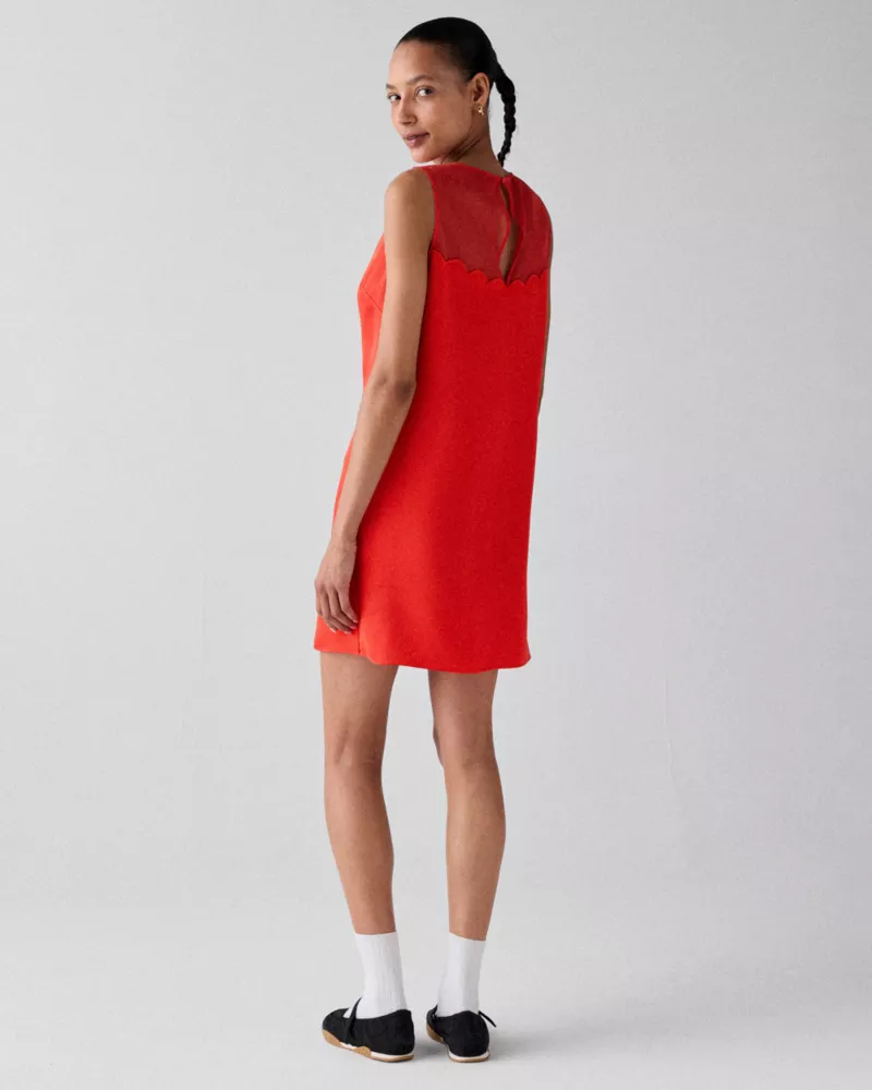 Scallop Shift Dress - thumbnail 4