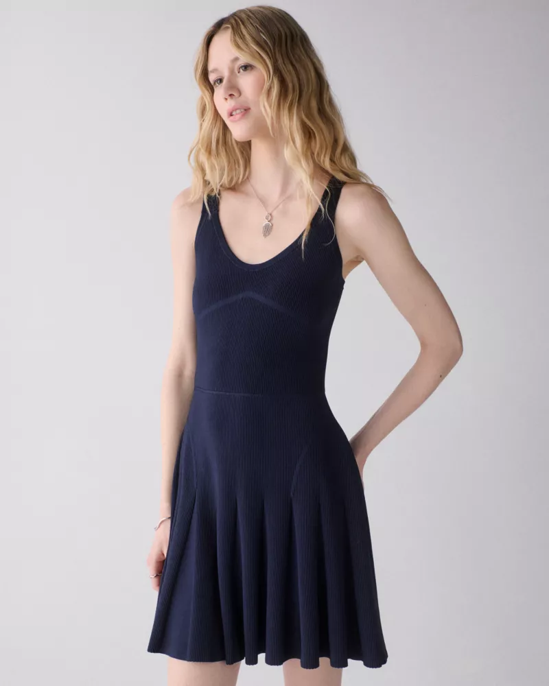 Rib Knit Dress - thumbnail 3