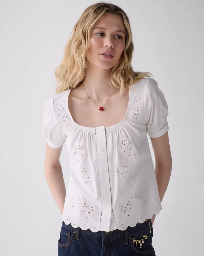 Broderie Anglaise Top - thumbnail 7