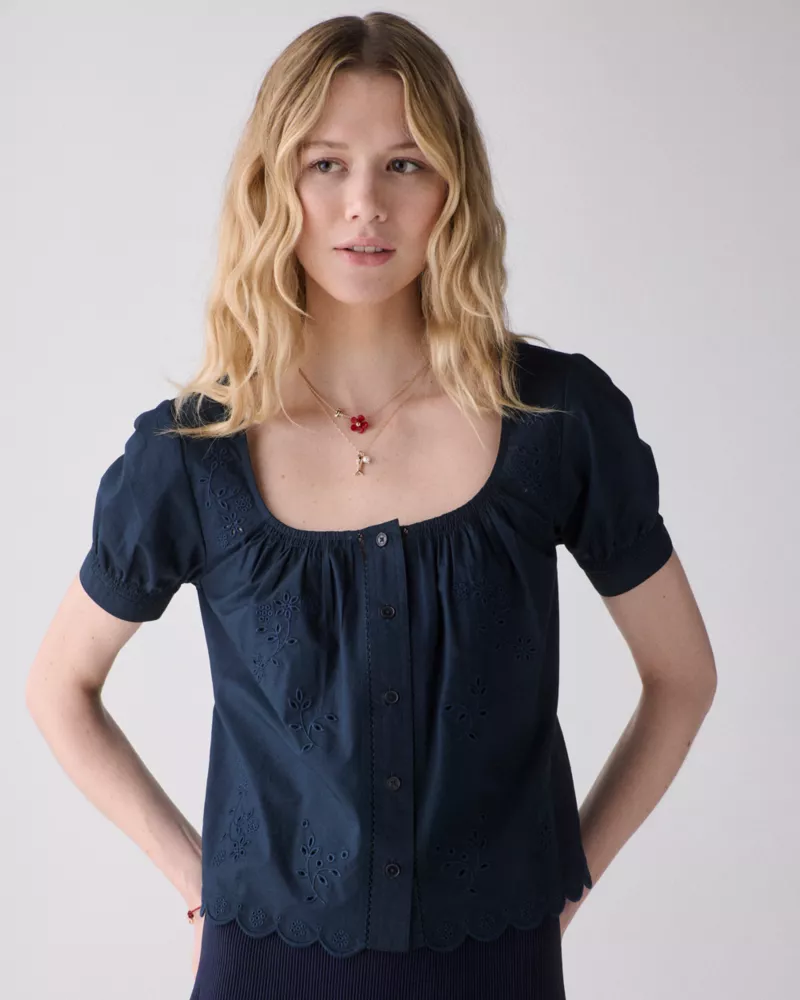 Broderie Anglaise Top - thumbnail 2