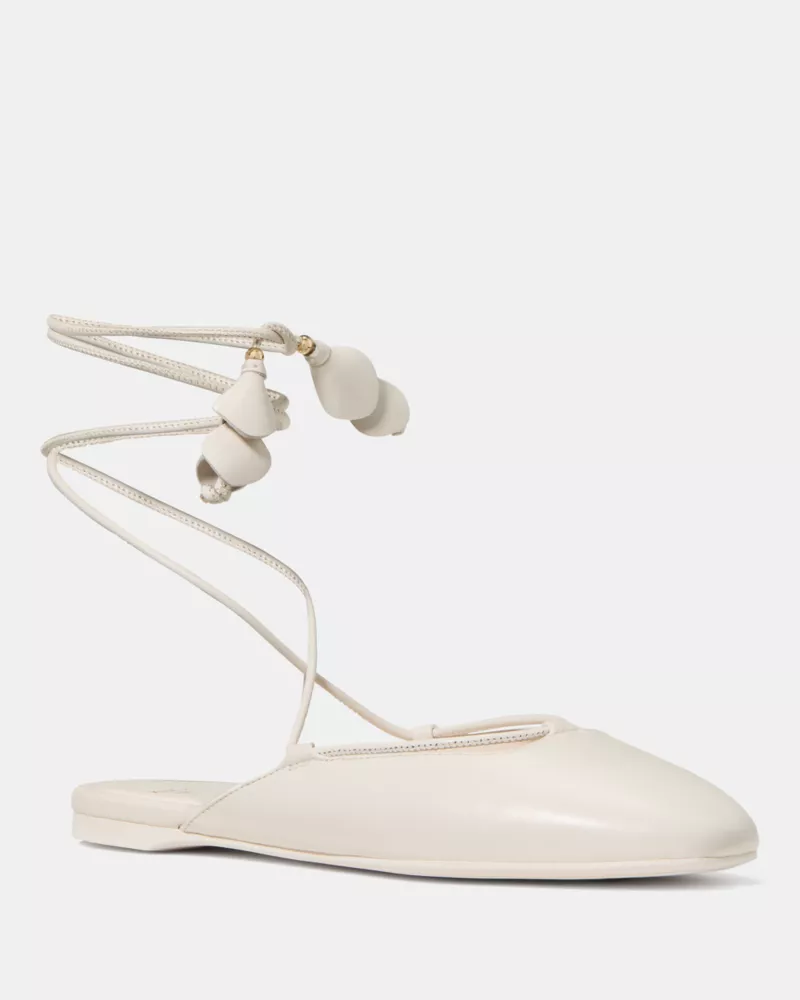 Eloise Ankle Wrap Mule Flat - thumbnail 2