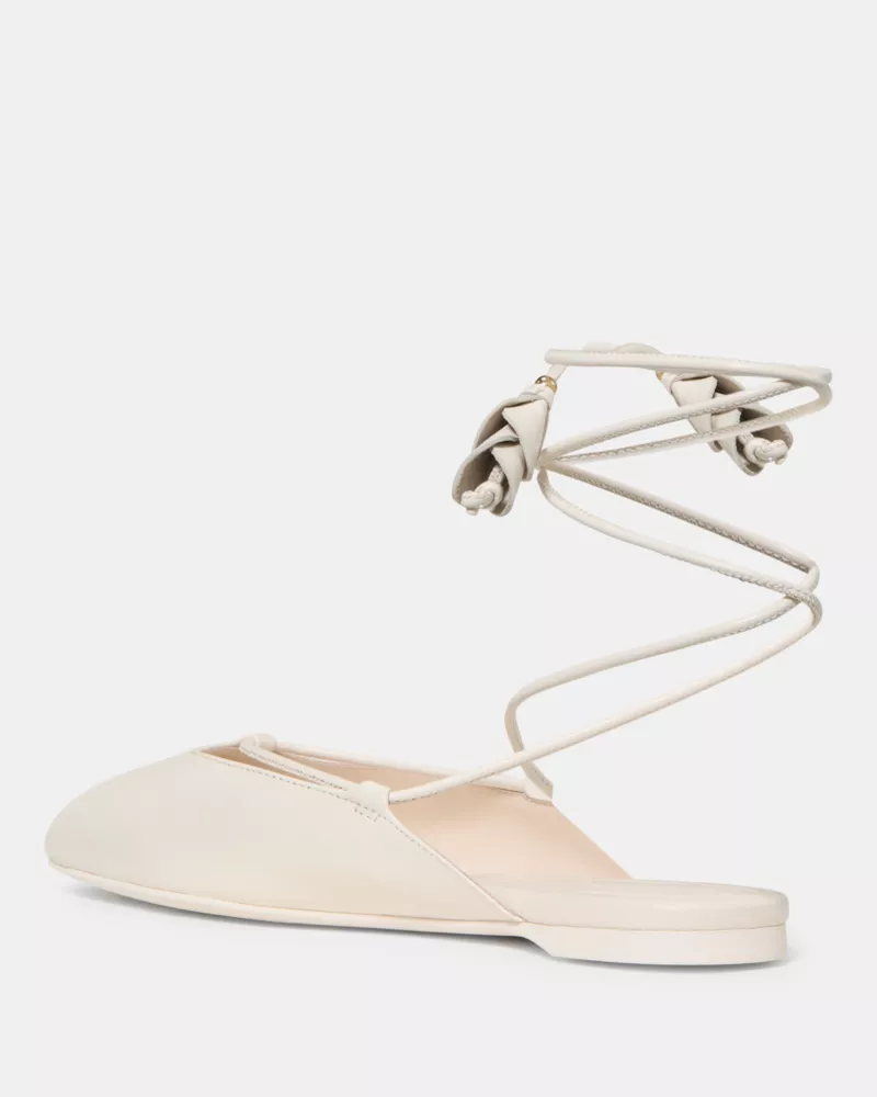 Eloise Ankle Wrap Mule Flat - thumbnail 4