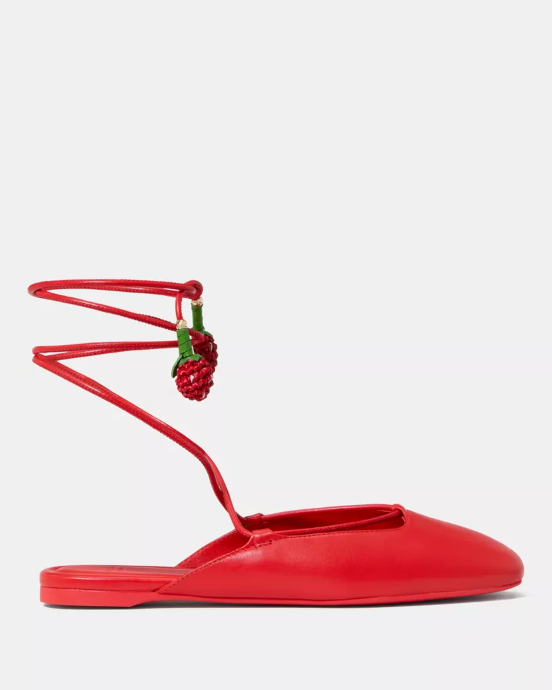 Eloise Ankle Wrap Mule Flat - thumbnail 7