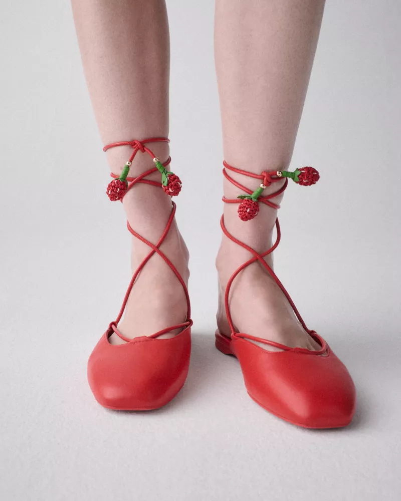 Eloise Ankle Wrap Mule Flat - thumbnail 8