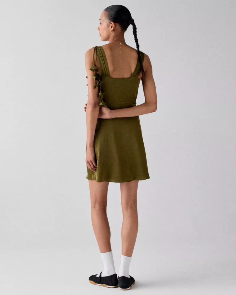 Florette Mini Slip Dress - thumbnail 4