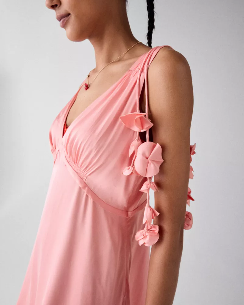 Florette Mini Slip Dress - thumbnail 8
