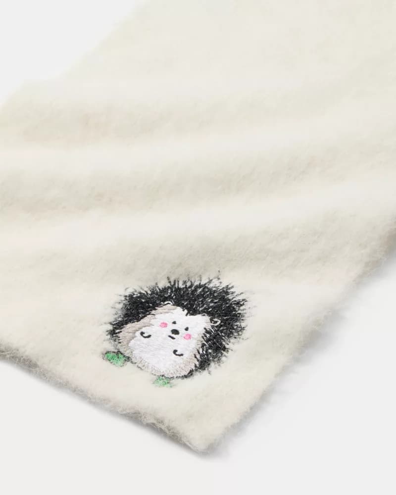 Hedgehog Patch Brushy Scarf - thumbnail 4