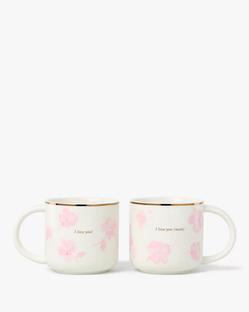 Spring Pansies Mug Set