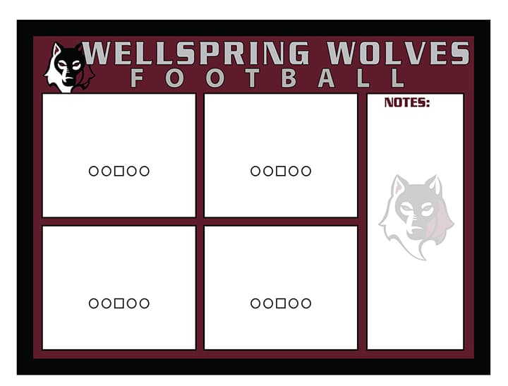 Custom Football Whiteboard - thumbnail 4