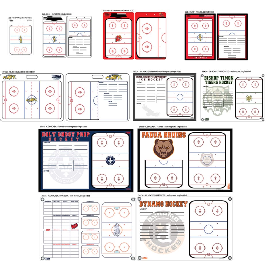 Custom Ice Hockey Whiteboards - thumbnail 4